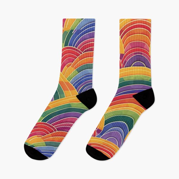 Item preview, Colorful Abstract Wavy Rainbow Pattern on a Bright Background (15) designed and sold by Reichcorp.