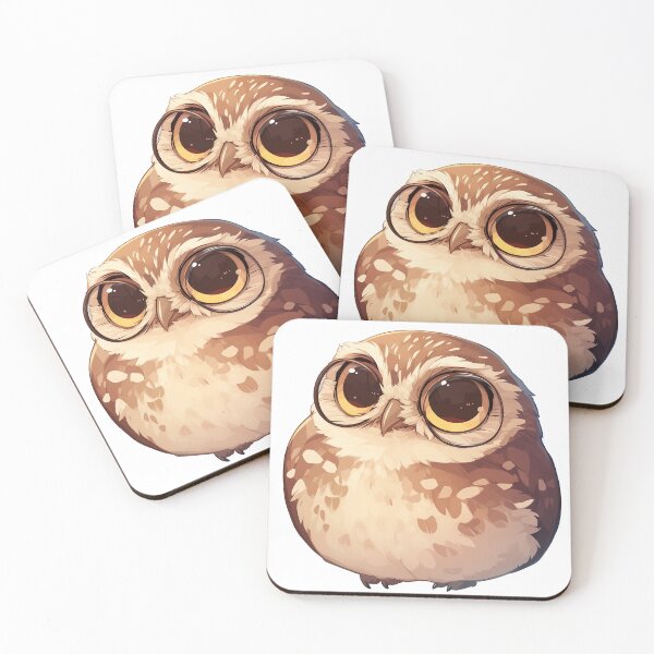 Item preview, Owl Cartoon Cute designed and sold by Bwittaya.