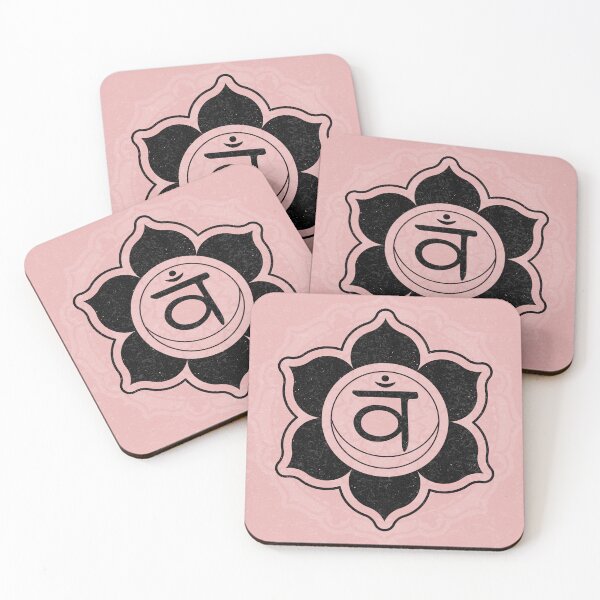 Item preview, Sacral Chakra Mandala - Rose + Coal designed and sold by Irene Estelle.