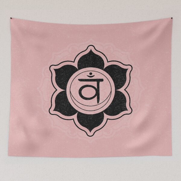 Item preview, Sacral Chakra Mandala - Rose + Coal designed and sold by Irene Estelle.