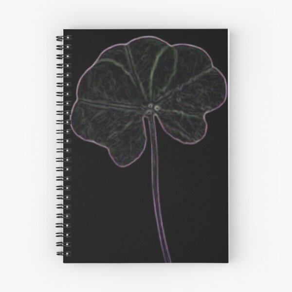 Item preview, Black Tonal Minimalist Real Five Leaf Clover designed and sold by kattakitty.