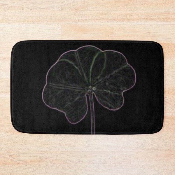 Item preview, Black Tonal Minimalist Real Five Leaf Clover designed and sold by kattakitty.