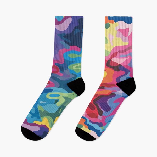 Item preview, Abstract Colorful Camouflage Pattern With Vivid Hues and Fluid Shapes (12) designed and sold by Reichcorp.