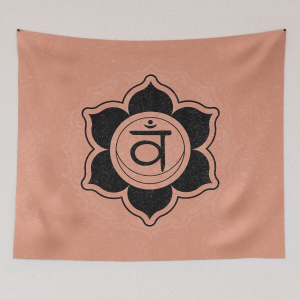 Item preview, Sacral Chakra Mandala - Coral + Coal designed and sold by Irene Estelle.