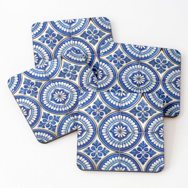 Item preview, Cerámica azul y blanca. designed and sold by patterncrow.