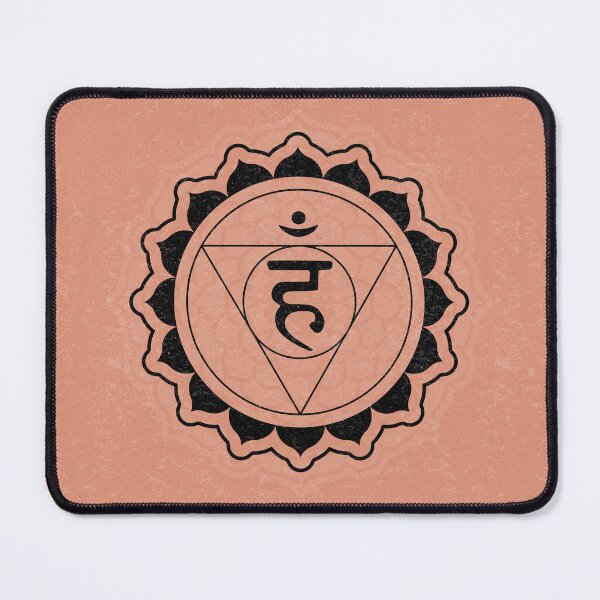 Item preview, Throat Chakra Mandala - Coral + Coal designed and sold by Irene Estelle.