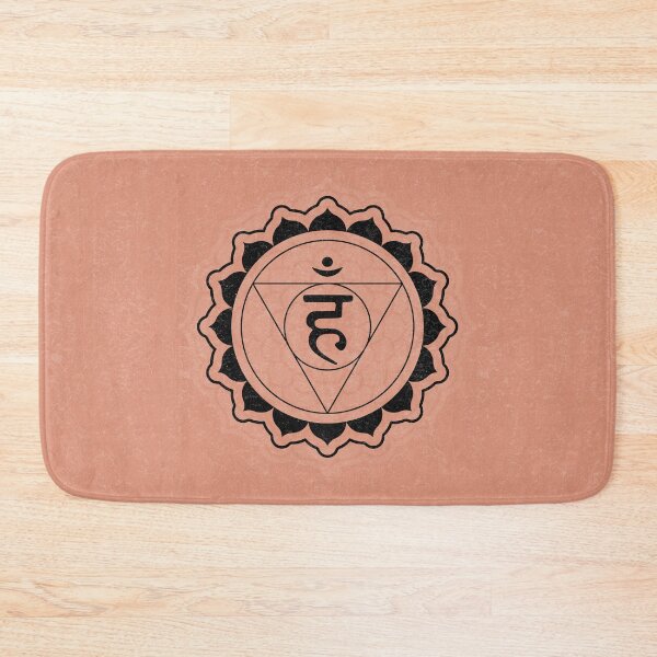 Item preview, Throat Chakra Mandala - Coral + Coal designed and sold by Irene Estelle.
