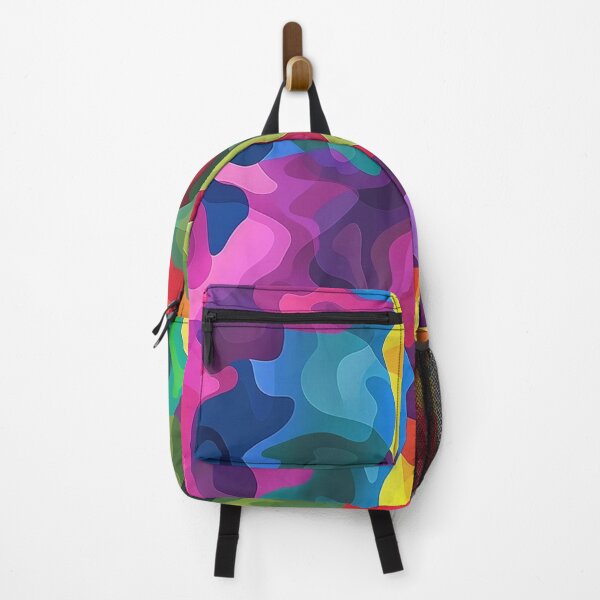 Item preview, Abstract Colorful Camouflage Pattern With Vivid Hues and Fluid Shapes (9) designed and sold by Reichcorp.