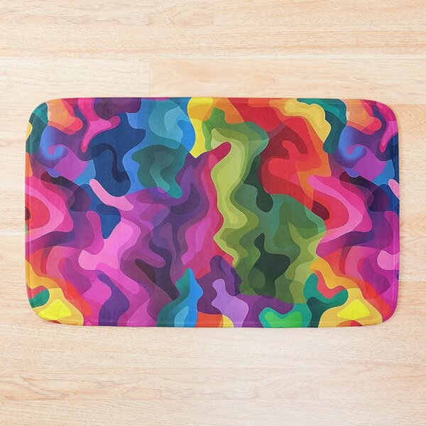 Item preview, Abstract Colorful Camouflage Pattern With Vivid Hues and Fluid Shapes (9) designed and sold by Reichcorp.