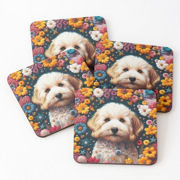 Item preview, Embroidery Art - I love my Golden Doodle! designed and sold by TWNightingale.