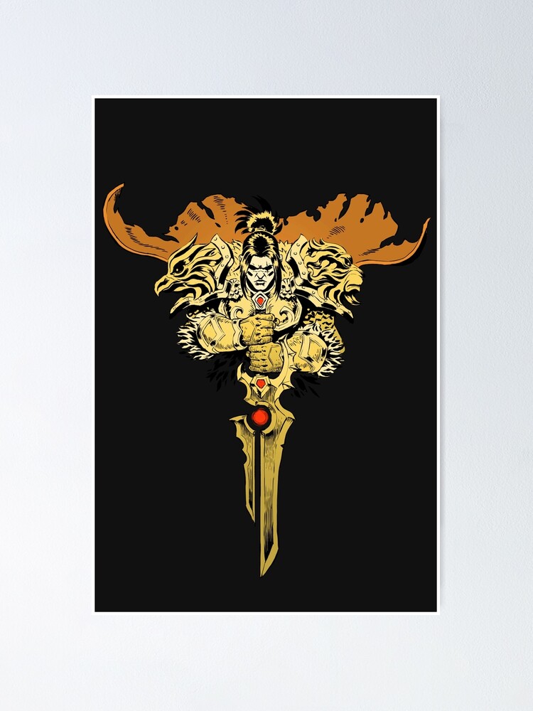 King Varian Wrynn Poster By Novanim Redbubble