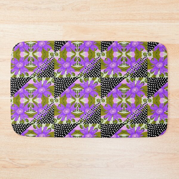 Item preview, Messy Flowers With Polka Dots designed and sold by Flowersonstuff.