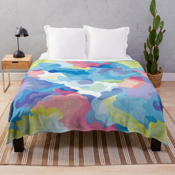 Item preview, Colorful Pastel Camouflage Pattern With Multicolored Blotches and Swirls (8) designed and sold by Reichcorp.
