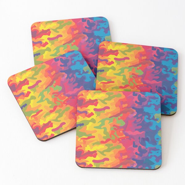 Item preview, Vibrant Camouflage Pattern With Multicolored Abstract Shapes (4) designed and sold by Reichcorp.