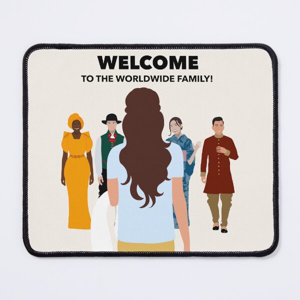 Item preview, Welcome to the worldwide family gift card designed and sold by InkyKidArt.