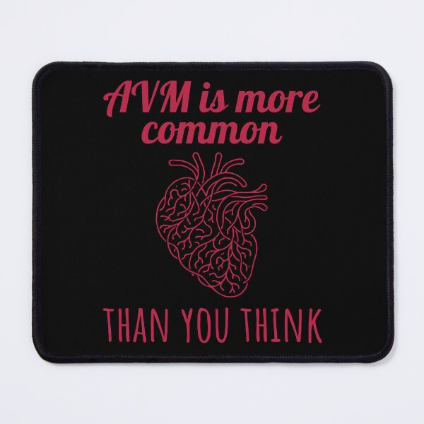 Item preview, AVM Awareness - Vital Knowledge Heart Design designed and sold by VoyteksDesigns.