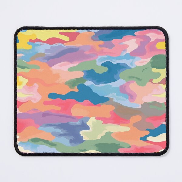 Item preview, Pastel Camouflage Pattern With Multicolored Abstract Shapes (2) designed and sold by Reichcorp.