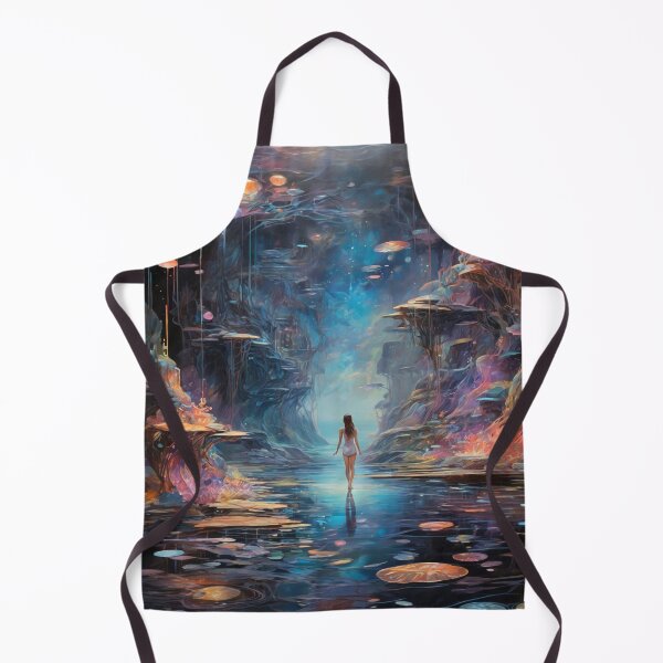 Item preview, A mesmerizingly vivid depiction of a futuristic holo-deck. designed and sold by Cherryblossom50.