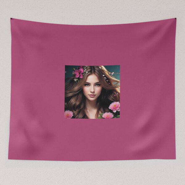 Item preview, 4005  Beautiful Young Women with Flowers in Hair   by Suzy Hager designed and sold by greatgingham.