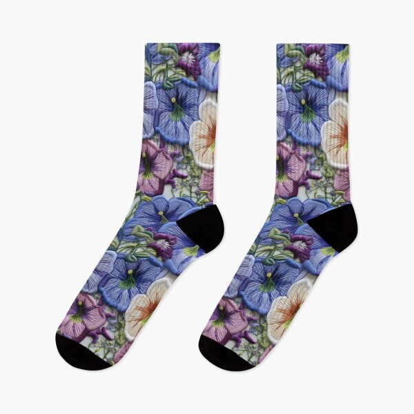Artikelvorschau, Gestickte Winde-Blumen entworfen und verkauft von SimoneBalman.