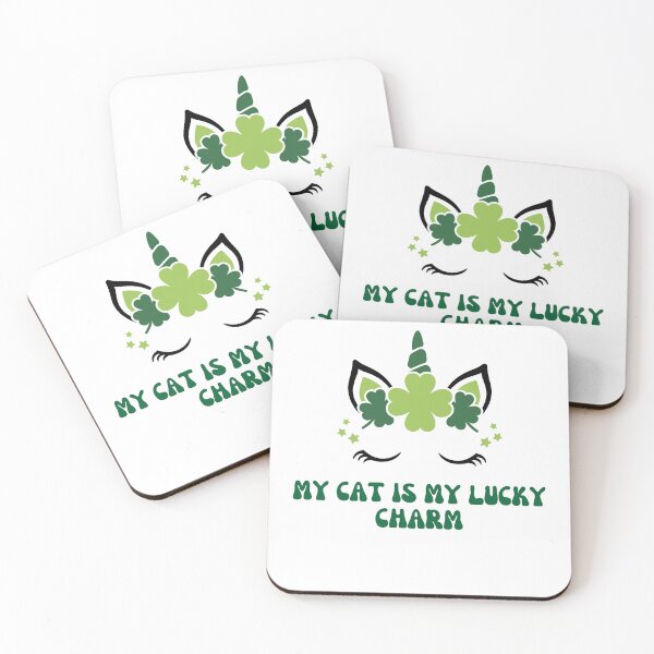 Item preview, My cat is my lucky charm designed and sold by Creativedsigna.