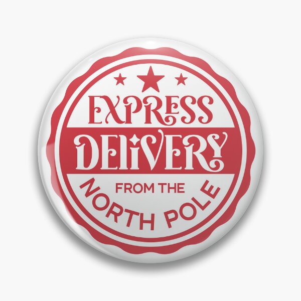 Item preview, North Pole Express Delivery Seal designed and sold by ColorsOfCulture.