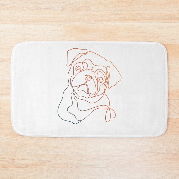 Item preview, Pug One Line Art designed and sold by hemp3x.