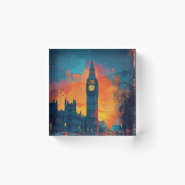 Item preview, London "Big Ben" River Thames England designed and sold by ArtHouseNiklas.