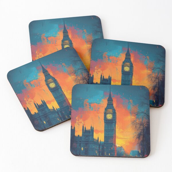 Item preview, London "Big Ben" River Thames England designed and sold by ArtHouseNiklas.
