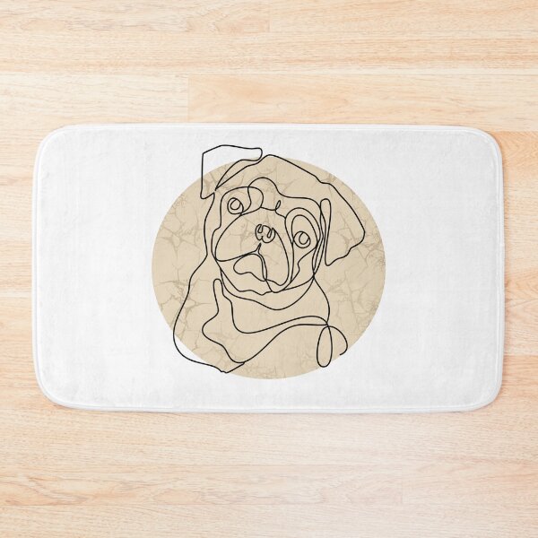 Item preview, Pug Lover One Line Art designed and sold by hemp3x.