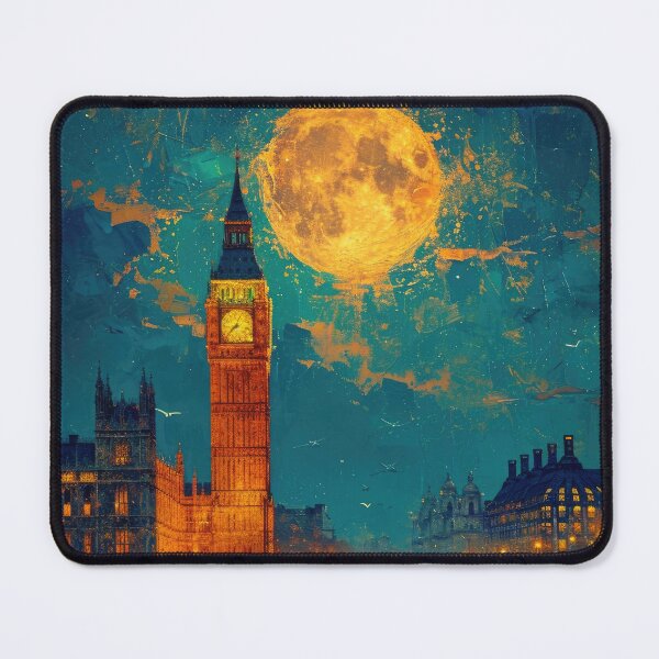 Item preview, London "Big Ben" River Thames England designed and sold by ArtHouseNiklas.