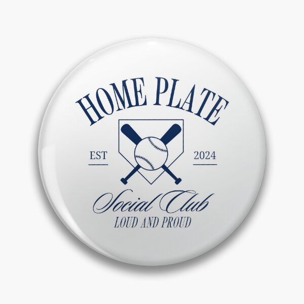 Item preview, Home Plate Social Club Baseball designed and sold by TammyWilsoni.