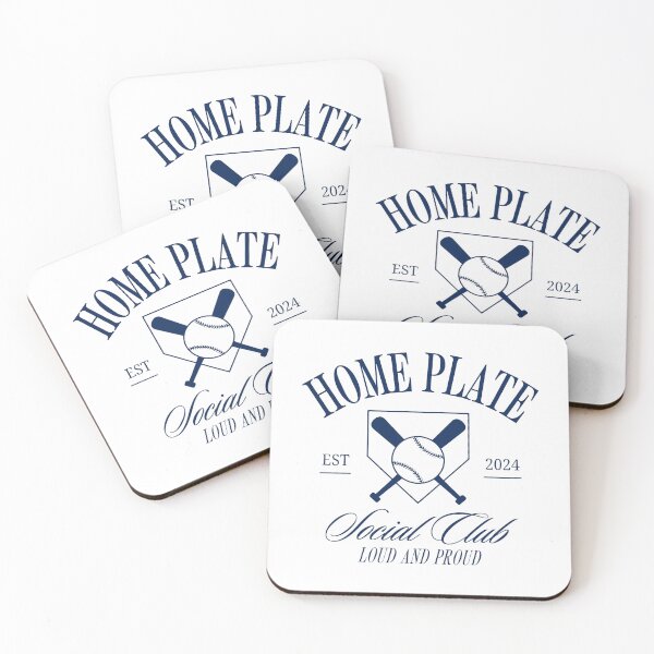 Item preview, Home Plate Social Club Baseball designed and sold by TammyWilsoni.