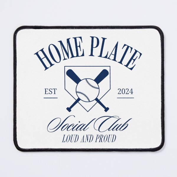 Item preview, Home Plate Social Club Baseball designed and sold by TammyWilsoni.