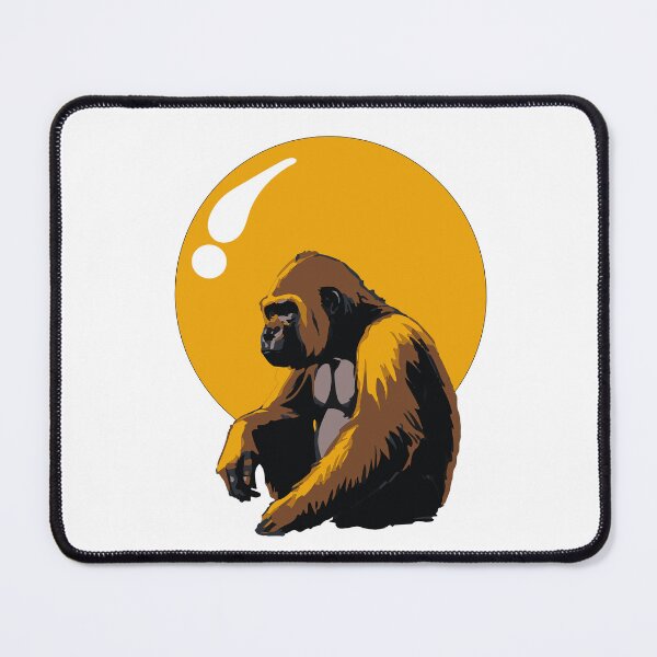 Item preview, Silent Lament a Gorilla Sorrowful Sunset designed and sold by SwailemPlanet.