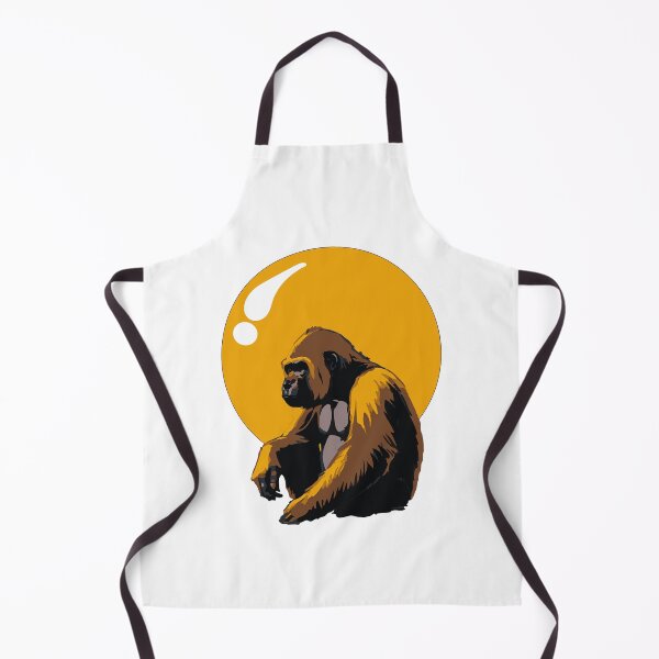 Item preview, Silent Lament a Gorilla Sorrowful Sunset  designed and sold by SwailemPlanet.