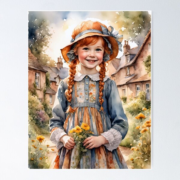Item preview, Cottagecore - Picking flowers designed and sold by YvetteBelier.