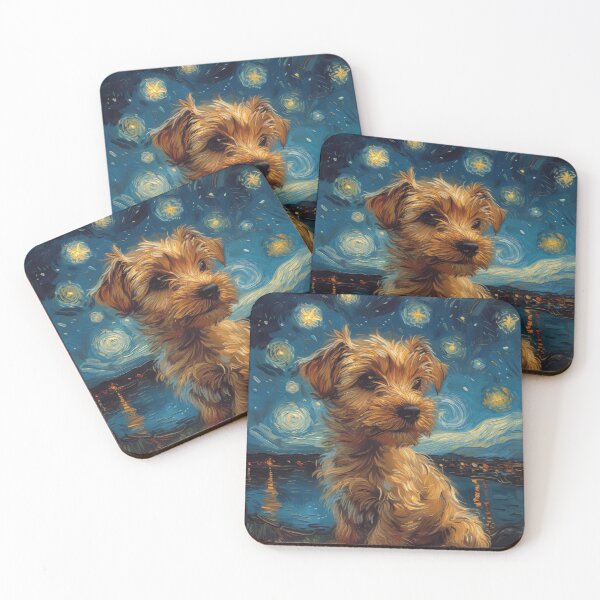 Item preview, Dog Pets inspired by van Gogh, Starsb designed and sold by ArtHouseNiklas.