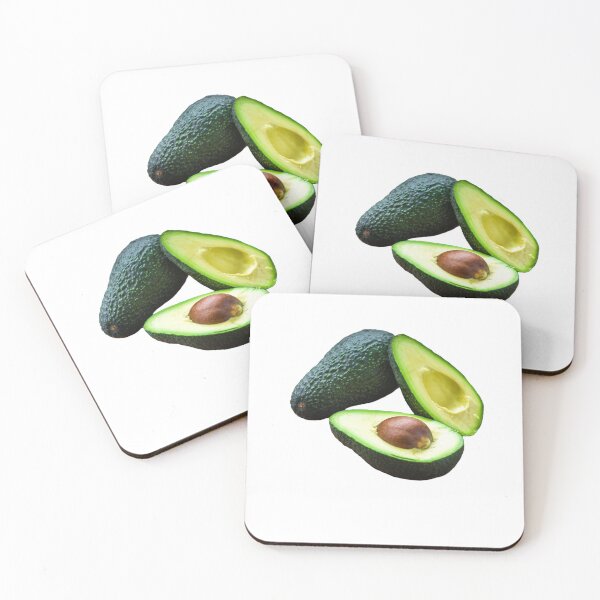 Item preview, avocado isolated on white background	 designed and sold by Super-Fox.