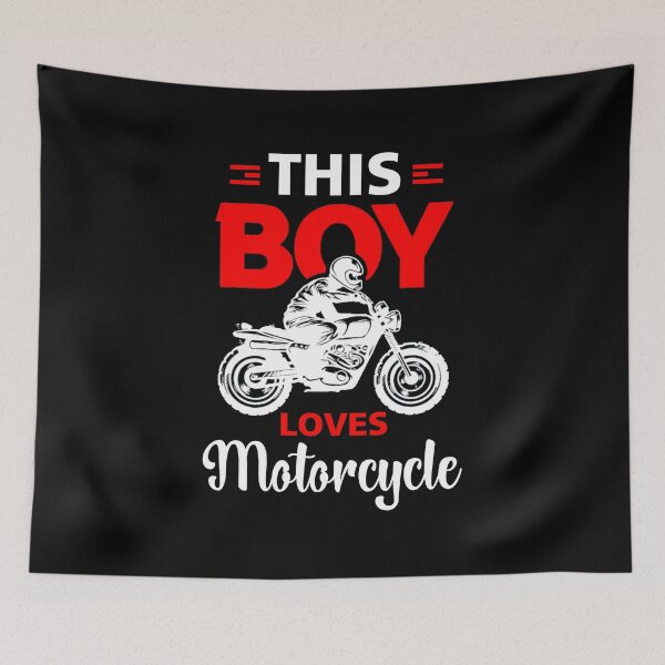 Item preview, Boy Motorcycle Biker | Loves Motorcycles designed and sold by murad2020.