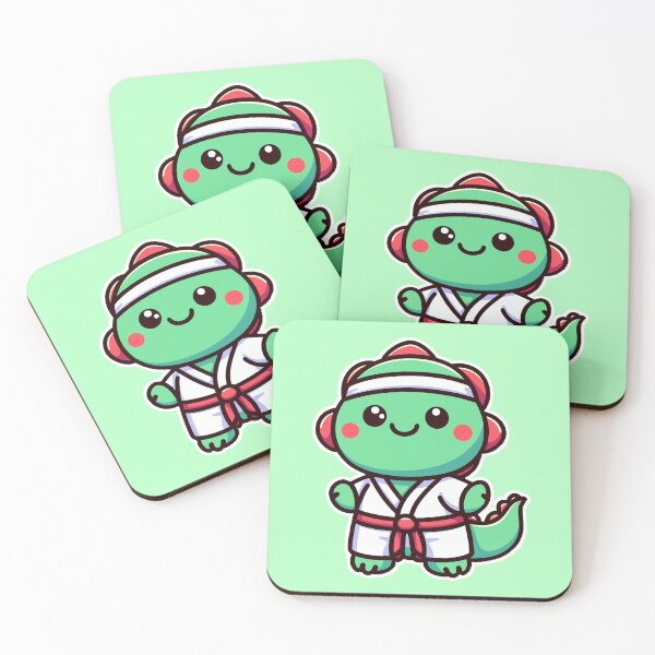 Item preview, Cute Kawaii Karate Dinosaur 3 | Pets and Animals for Men and Women t-shirt designed and sold by panchiTWO.