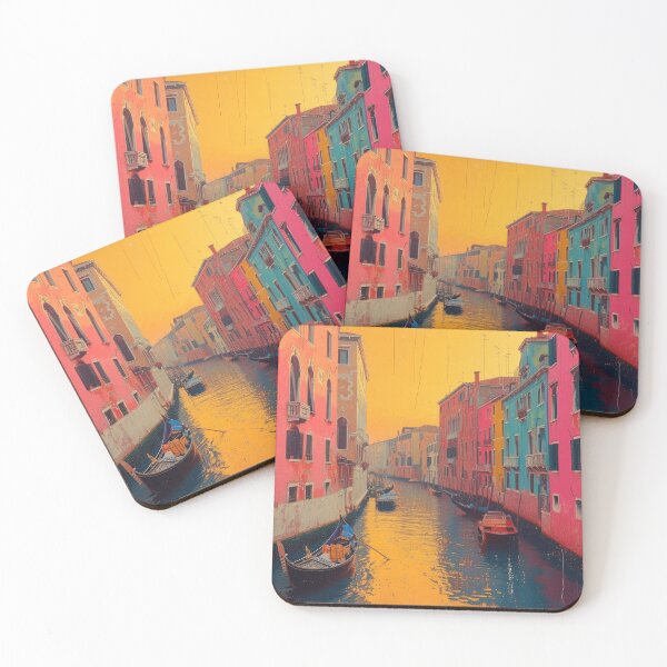Item preview, Italy Venice Colorful Pop Art designed and sold by ArtHouseNiklas.