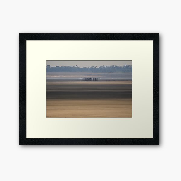 Lake Bed Framed Art Print