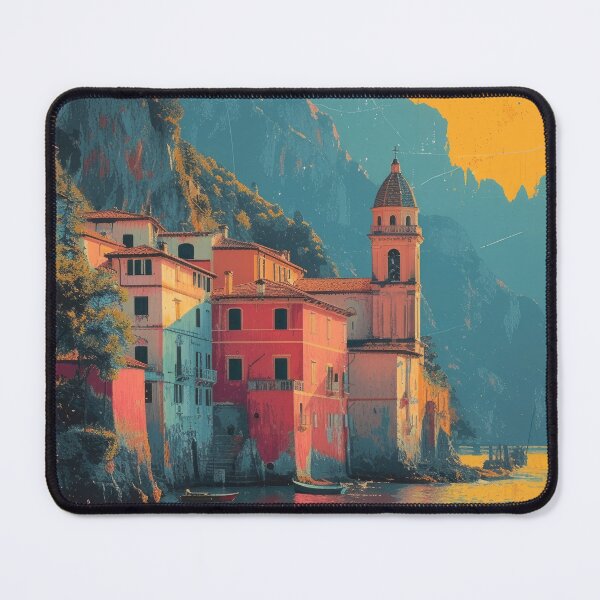 Item preview, Italy Tuscany Colorful Pop Art designed and sold by ArtHouseNiklas.