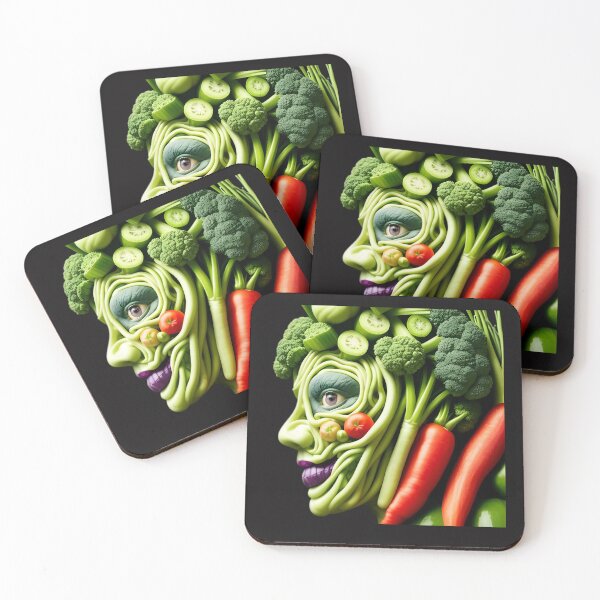 Item preview, Vegetable Muse: Woman Figure in Produce designed and sold by Wonder Pixel Studio.