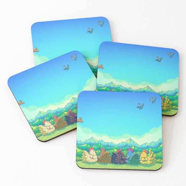 Item preview, Stardew Valley Chickens - Day Version designed and sold by Bratzoid.