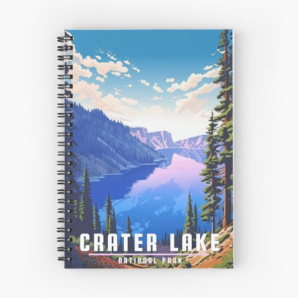 Item preview, Crater Lake National Park designed and sold by WanderlustArtsy.