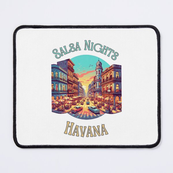 Item preview, "Salsa Fever in Havana: Retro Cuban Vibes" - Latino Dancer Mambo designed and sold by stickercuffs.