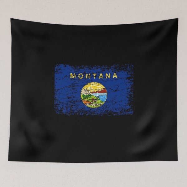 Item preview, Montana flag used look designed and sold by GeogDesigns.
