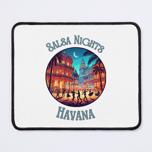 Item preview, "Havana Salsa Nights: Retro Cuban Party" - Latino Dancer Mambo designed and sold by stickercuffs.